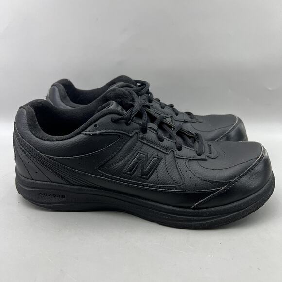 New Balance 577 Walking Shoes Men Size 10 EE Wide Black Leather Comfort Sneakers main image 7